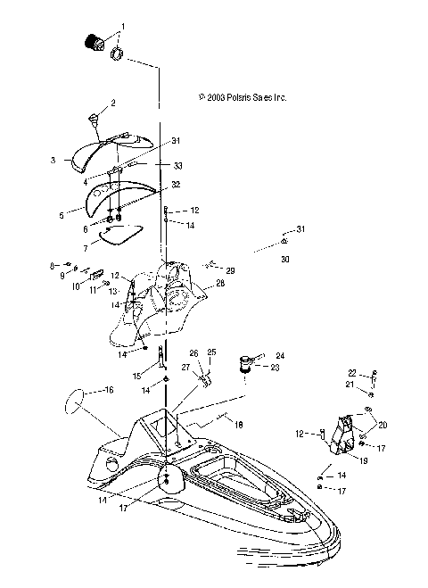 SHROUD - W045297DA/IA/IB (4990519051A03)