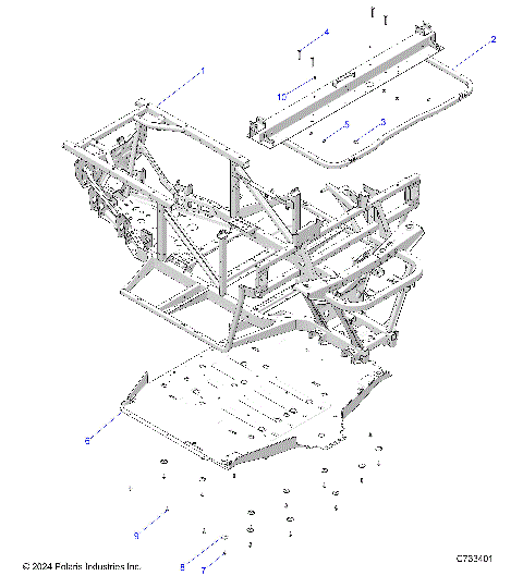CHASSIS, FRAME  - R25MAE57B5/B6 (C733401)