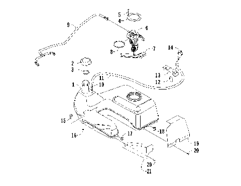 GAS TANK ASSEMBLY [96965]