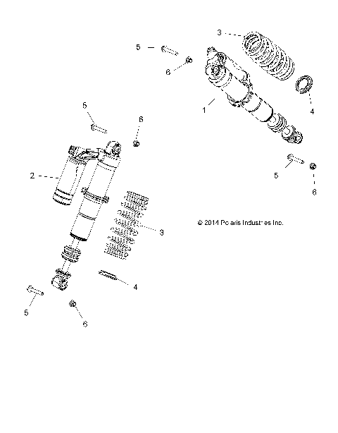 SUSPENSION, FRONT SHOCK - Z17VAX87AK (49RGRSHOCKFRT15Z90055)