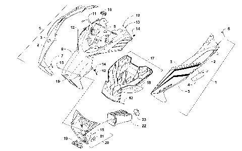 HOOD AND AIR INTAKE ASSEMBLY [106556]