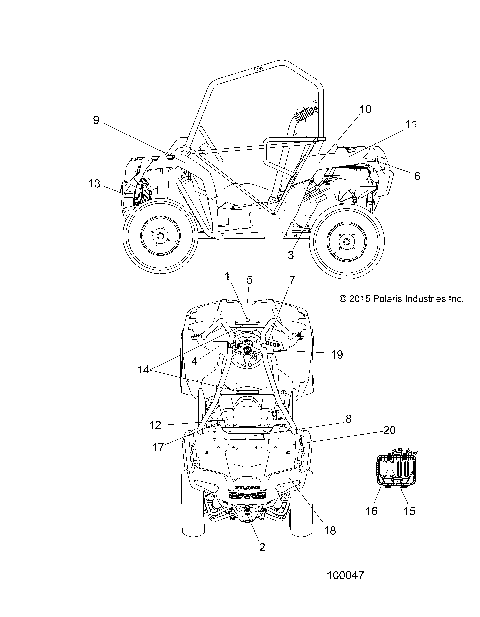 BODY, DECALS - A15DAH32EJ (100047)