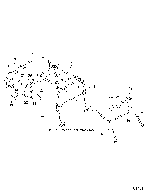 CHASSIS, CAB FRAME - Z18VCE87BK/BU/BR/LU (700899)