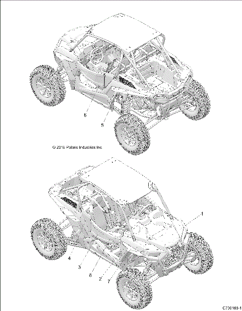 BODY, DECALS, GRAPHICS - Z18VEL92BK/BR/LK (C700166-1)