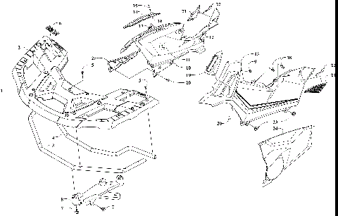 FRONT RACK AND SIDE PANEL ASSEMBLIES [303782]