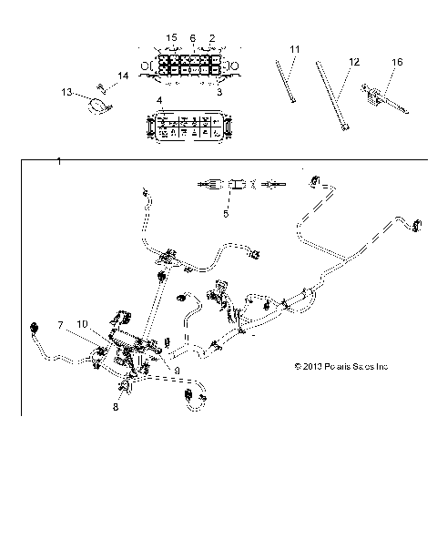 ELECTRICAL, MAIN WIRE HARNESS - A14MH5EAA/EAC/EAJ (49ATVHARNESS14SP570EPS)