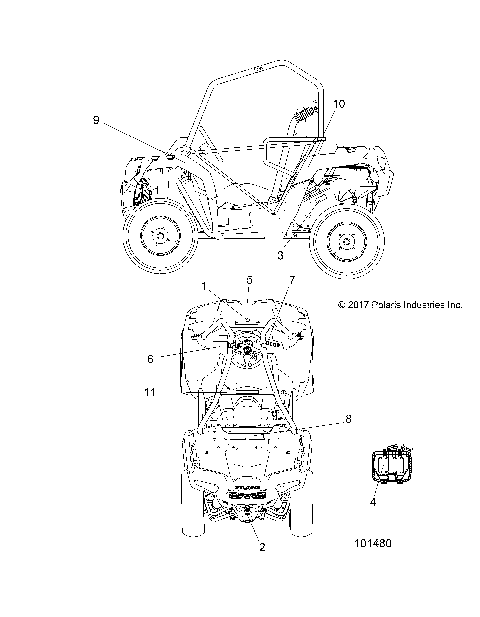 BODY, DECALS - A18DAA57F5 [101480]