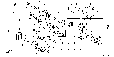 FRONT KNUCKLE@DRIVESHAFT