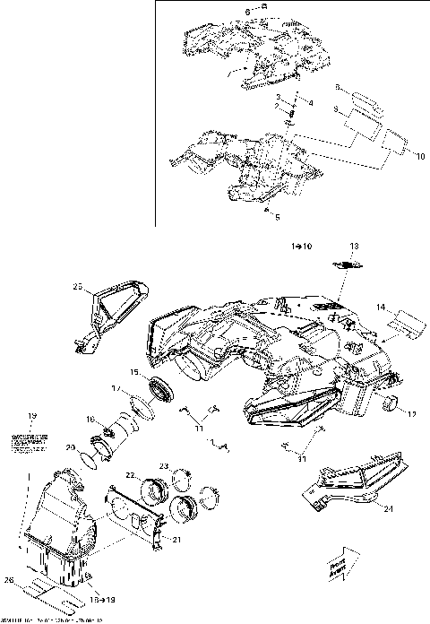02- Air Intake System 800R ETEC