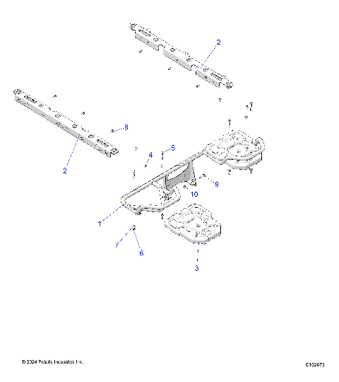 BODY, REAR RACK and BOX SIDE RAILS - A26SKE57A1 (C102673)