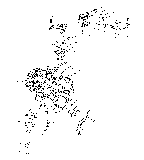 ENGINE MOUNTING - C10RD50AA (4976437643A13)