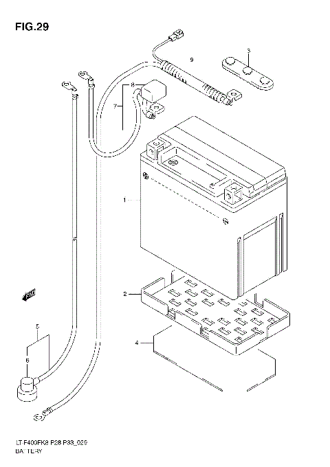 BATTERY (MODEL K8/K9)