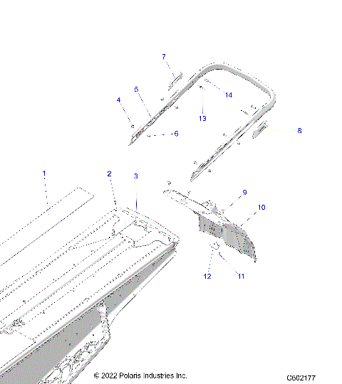 BODY, BUMPER, REAR - S24TLS6RSL/6REL (C602177)