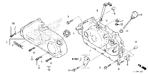 RIGHT CRANKCASE COVER