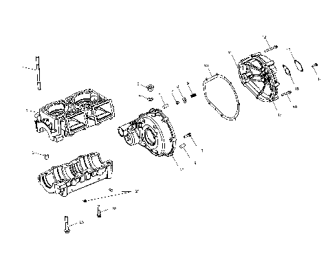 CRANKCASE - W025402D (4980948094B08)