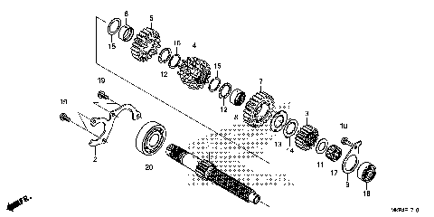 TRANSMISSION (MAINSHAFT)