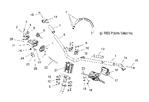 HANDLEBAR MOUNTING and CONTROLS - S07PK6FS/FE/PM6FS/PM6FSA (49SNOWHANDLEBAR600RMK)