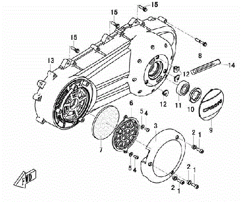 LEFT SIDE COVER ASSY