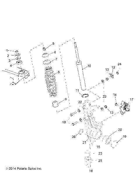 SUSPENSION, FRONT STRUT - R16RMA57A1/A4/A9/L1/E57AS/EA9/HAR (49RGRSUSPFRT14570)