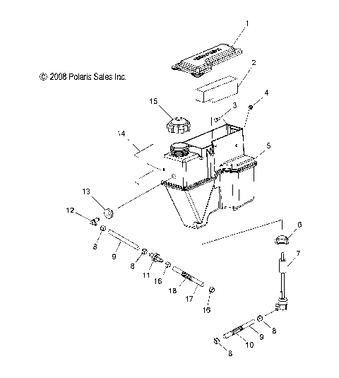 ENGINE, OIL TANK - S09NJ5BS/BSF/BSL/BE (49SNOWOILTANK09TRAIL)