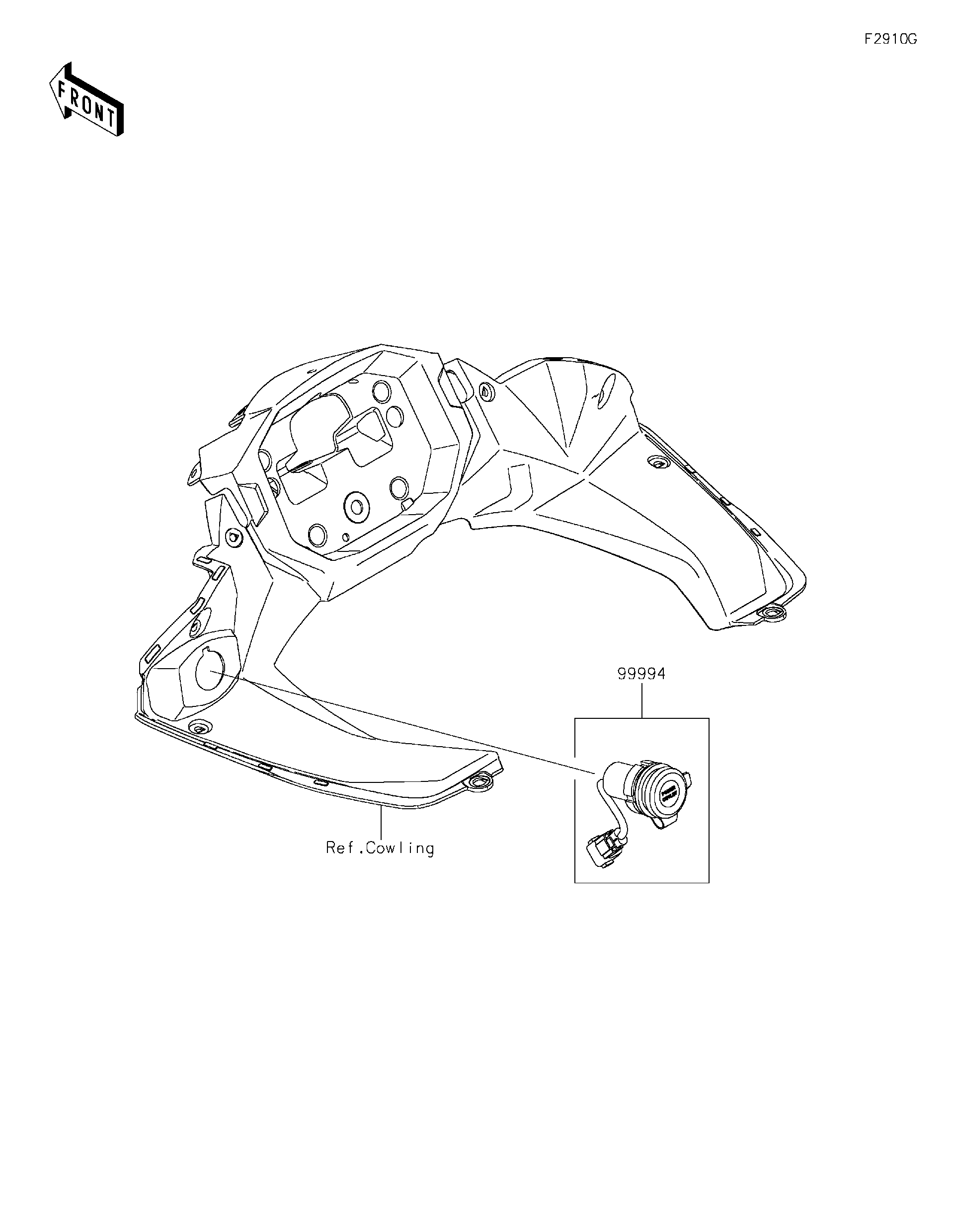 M.Yページ 2025 Kawasaki Motorcycles Parts-Finder Diagrams | Brushy