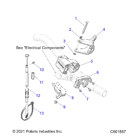 ENGINE, THROTTLE CONTROL ASM. - S23FJE8PS/8P (C601857)