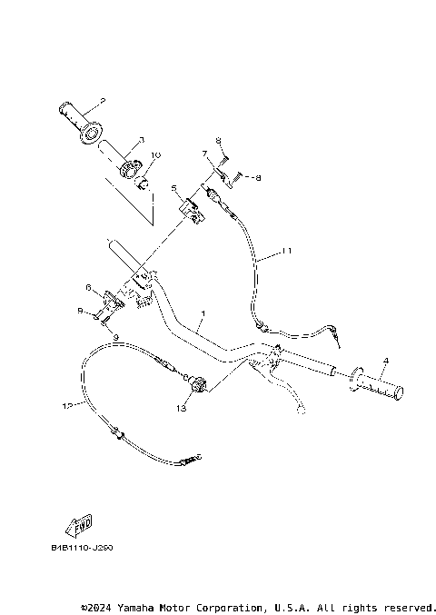 STEERING HANDLE & CABLE