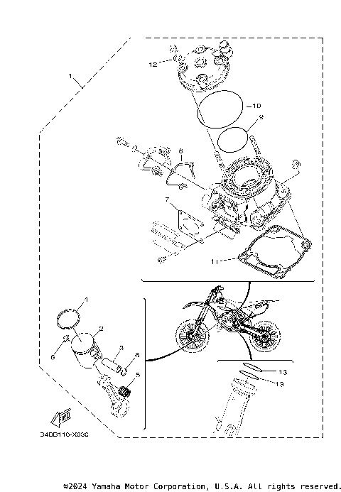 4 PISTON REBUILT KIT