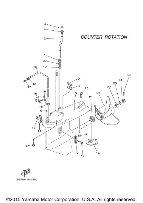 LOWER CASING DRIVE 4