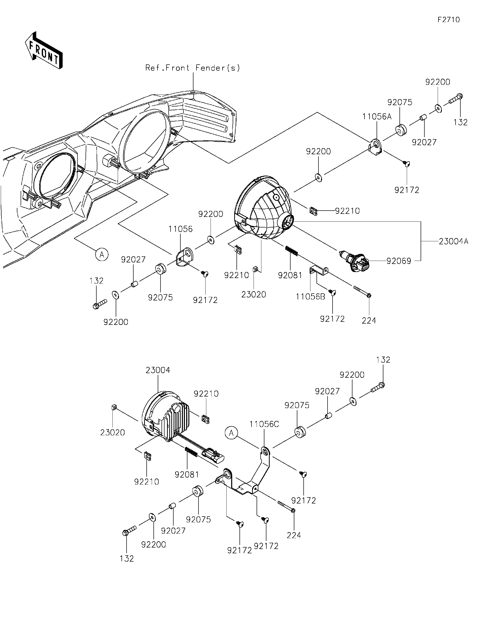2022 Kawasaki Utility Vehicles Parts-Finder Diagrams | DX1