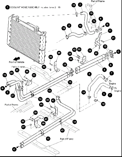 COOLANT LINE ASSEMBLY [302457]