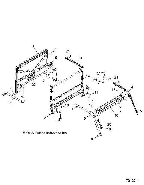 CHASSIS, CAB FRAME - R18RVU99AS (701324)