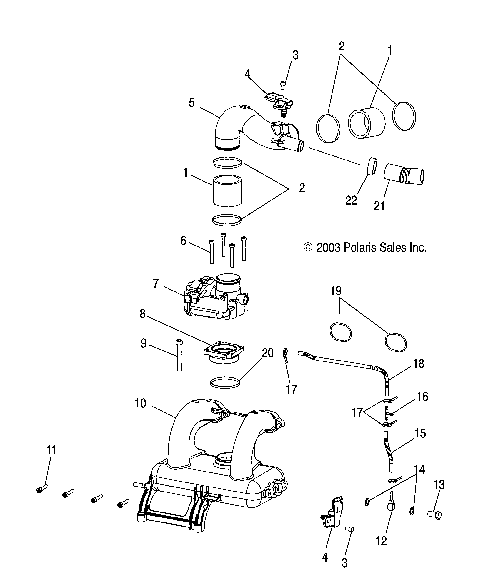 INTAKE and THROTTLE BODY - W045305CA/IA/CB/IB/IE/CC/IC/CD/ID/IF (4990579057D04)