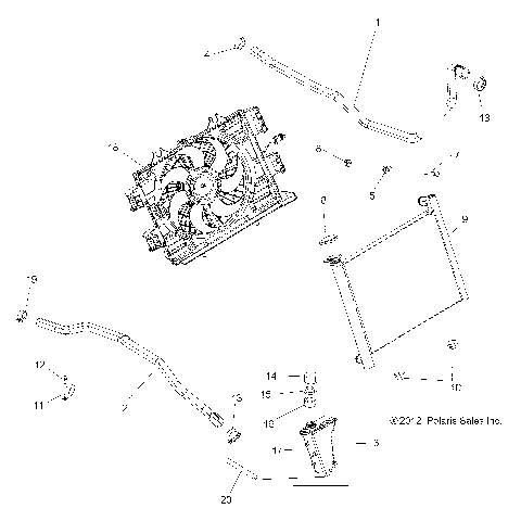 ENGINE, COOLING SYSTEM - A14YN8EAJ/EAT (49ATVCOOL13SP850)