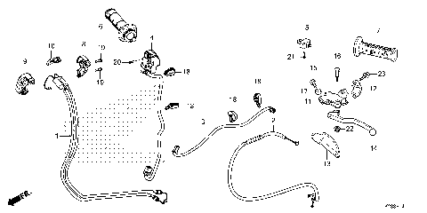 HANDLE LEVER@SWITCH@CABLE