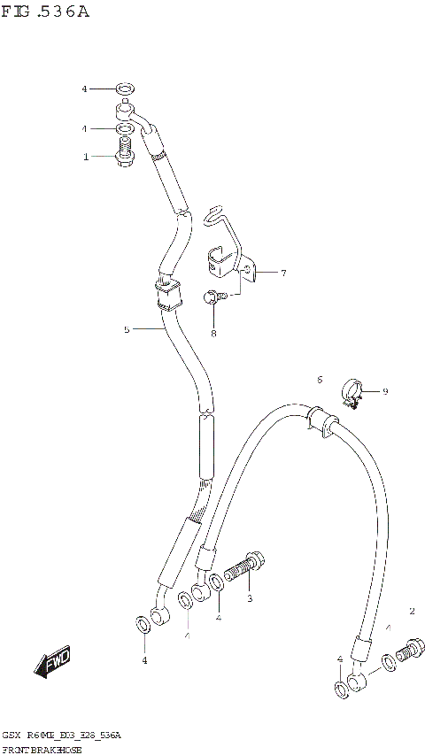 FRONT BRAKE HOSE
