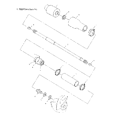 DRIVE SYSTEM - W045197DA/IA (4990499049B01)