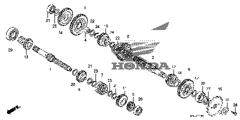 TRANSMISSION (CRF100F)