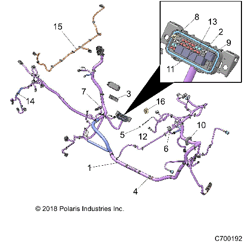 ELECTRICAL, WIRE HARNESS - R19RGE99A2 (C70192)