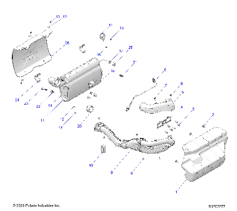 ENGINE, EXHAUST SYSTEM