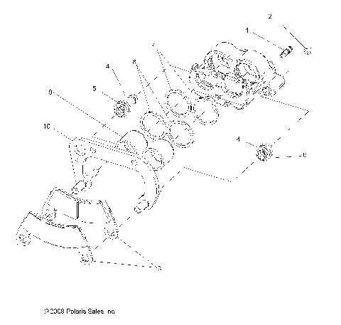 BRAKES, REAR CALIPER - R09WH68AC/AG/AH/AL/AR/AZ (49RGRCALIPER09CREW)