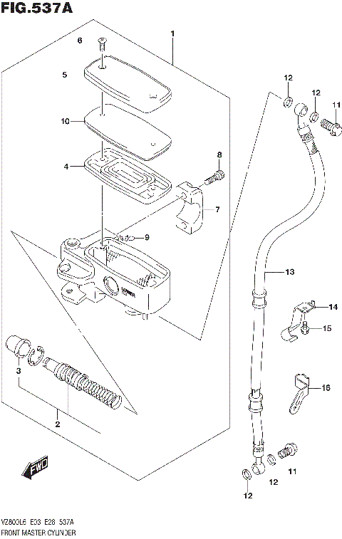 FRONT MASTER CYLINDER (VZ800L6 E03)