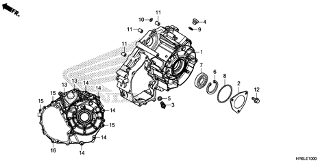 REAR CRANKCASE COVER