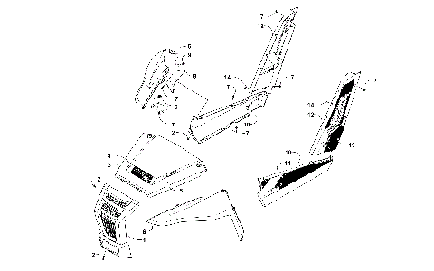 FRONT AND SIDE PANEL ASSEMBLIES [301089]