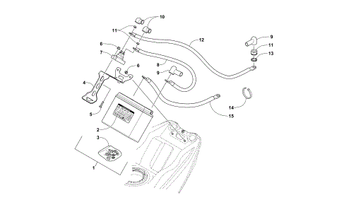 BATTERY AND TRAY ASSEMBLY