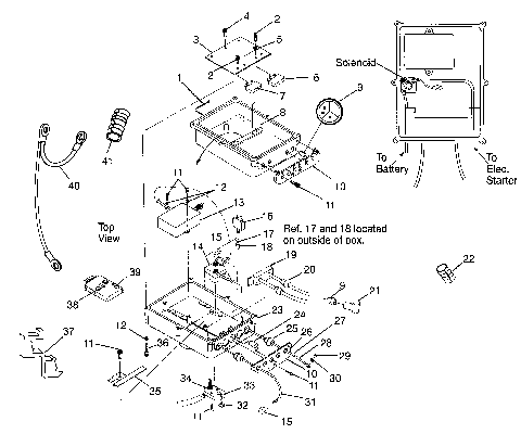 ELECTRICAL BOX SL 700 B974071, Intl. SL 700 I974071, SL 700 Deluxe B974072 (4940874087B013)