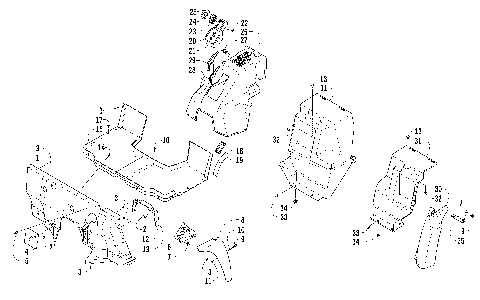 CONSOLE AND FLOOR PANEL ASSEMBLY [92463]