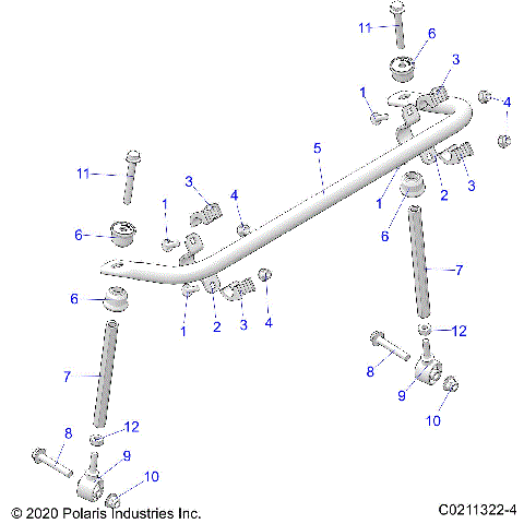 SUSPENSION, STABILIZER BAR - A20SYE95KH(C0211322-4)