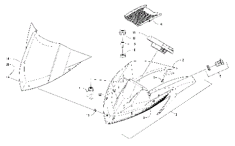WINDSHIELD AND INSTRUMENTS ASSEMBLIES [105069]