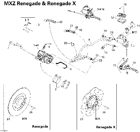 06- Hydraulic Brakes RENX 600